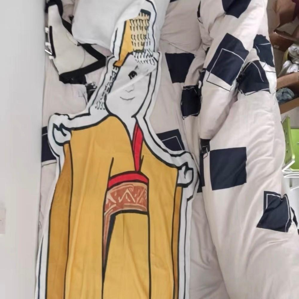 Flannel Emperor Dragon Blanket Fade-resistant Skin-friendly Chinese Meme Blanket Office Nap Soft Sofa Throw Blanket