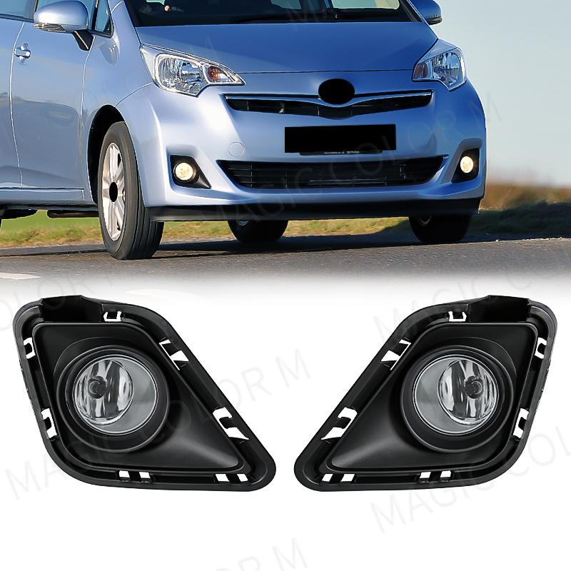 Светодиодная противотуманная фара для Toyota Ractis 2010 2011 2012 2013 2014 автомобильный бампер передняя фара сменная крышка автомобильные аксессуары 12 В
