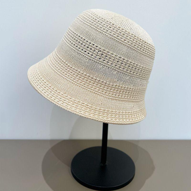 Вязаная панама женская весенне-летняя нестандартная новая панама складная солнцезащитная шляпа-тазик