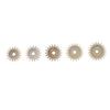 5pcs 3.175mm 32DP 16/17/18/19/20T Metal Pinion Motor Gear Aluminum Pinion Motor Gear for 1/10 RC Model Car