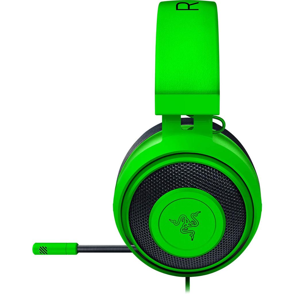 Razer Kraken Green Gaming Headset Analog Connection PS4 PS5 PC Switch Smartphone Cooling Gel Pad Гарантировано авторизованным дистрибьютором [Японский продукт]