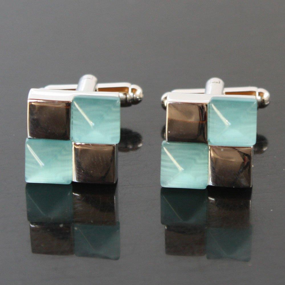 Мастерская запонок Камакура Запонки Blue Eye Pointer Синие кошки (Запонки) sc053-3