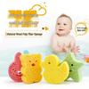 Adorable Cartoon Compressed Wood Pulp Children's Bath Sponge - Water Absorbent & Soft Scouring Pad
