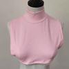 Women Soft Modal Fake Collar Turtleneck Solid Color Muslim Hijab Extensions Mock Neck Cover Blouse Sweater Detachable Collars