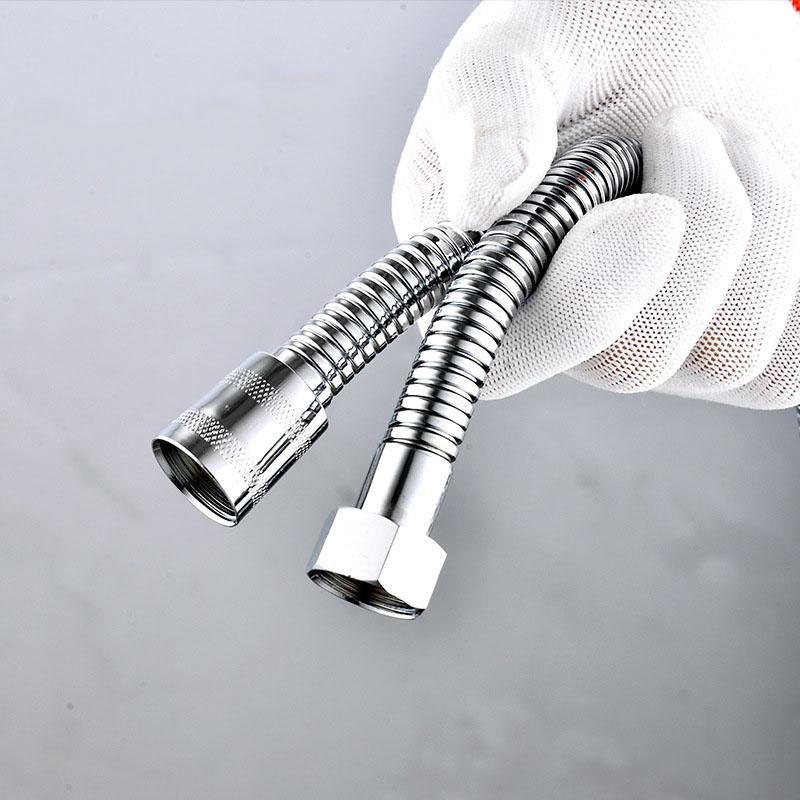 1.5M Shower Hose Stainless Steel Encrypted Explosion-proof Shower Extension Pipe Bidet Hose Bathroom Accessories