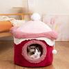 Новый домик для мороженого, гнездо для питомца, милый домик для кошки-принцессы, дразнящий кошачий домик, теплое гнездо для собаки на осень и зиму