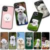 Phone Cover Bichon Frise Dog Cute Pet Casing for OPPO A54 A40 A60 A80 A18 A16 A17 A38 A78 A79 A57 A55 A96 A15 A12 Case