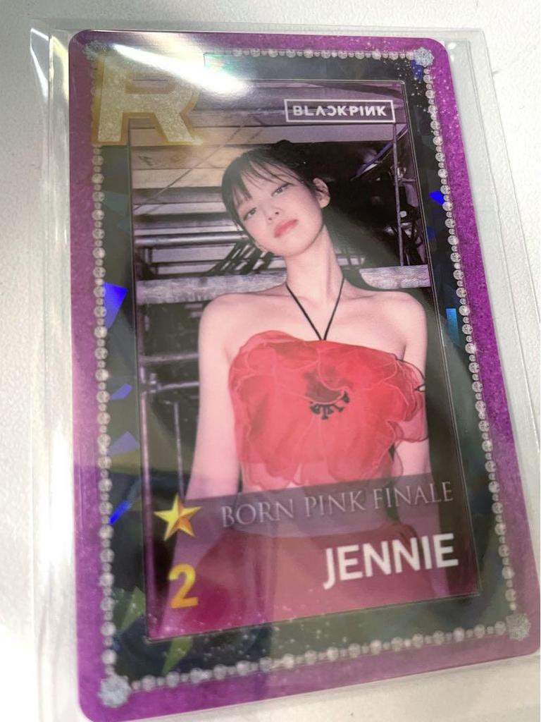 [USED] Blackpink Superstar PVC Trading Card Jennie Seoul Concert