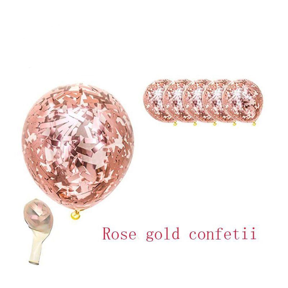 30 шт. Шары для вечеринки по случаю дня рождения, детского душа, металлические латексные шары, свадебные воздушные шары, конфетти
