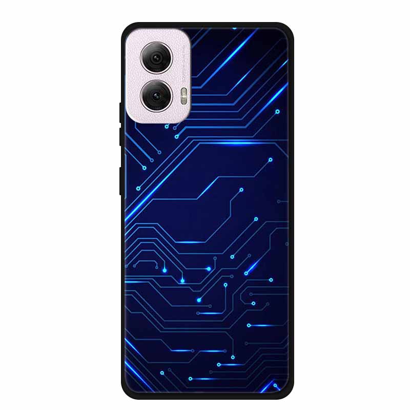 Чехол для Moto G Power 2024, ТПУ, Животные, Мягкий силикон, Чехлы для телефона для Motorola G Power 2024 5G, Волк, Защитный, Оригинальная задняя крышка