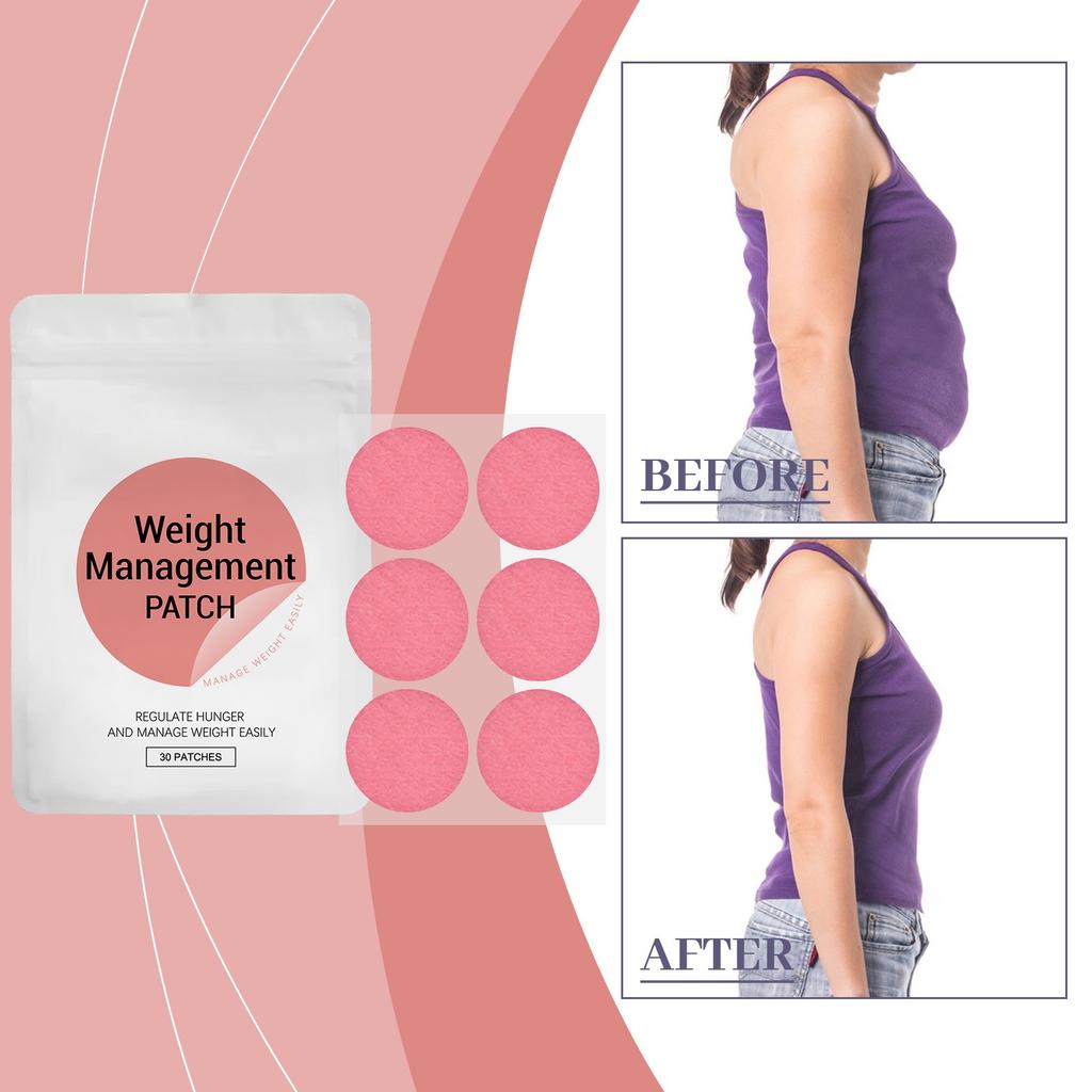 Пластырь для управления весом Баланс Гормоны Пищеварение Здоровый вес 30 ПЛАСТИН