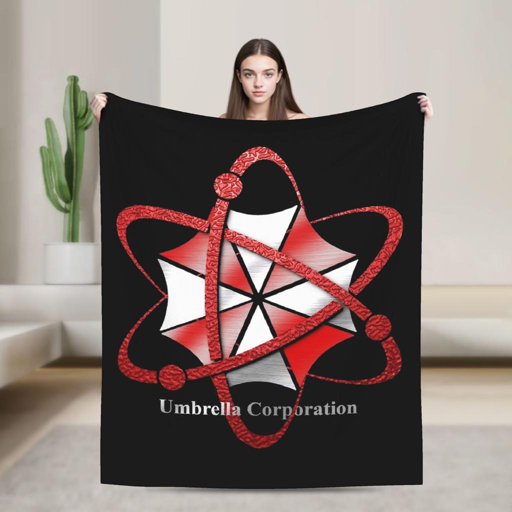 Resident Umbrella Corps Eviled Blanket Cover Fleece The Sinister Business Ultra-Soft Throw Blanket for Airplane Travel Bed Rug