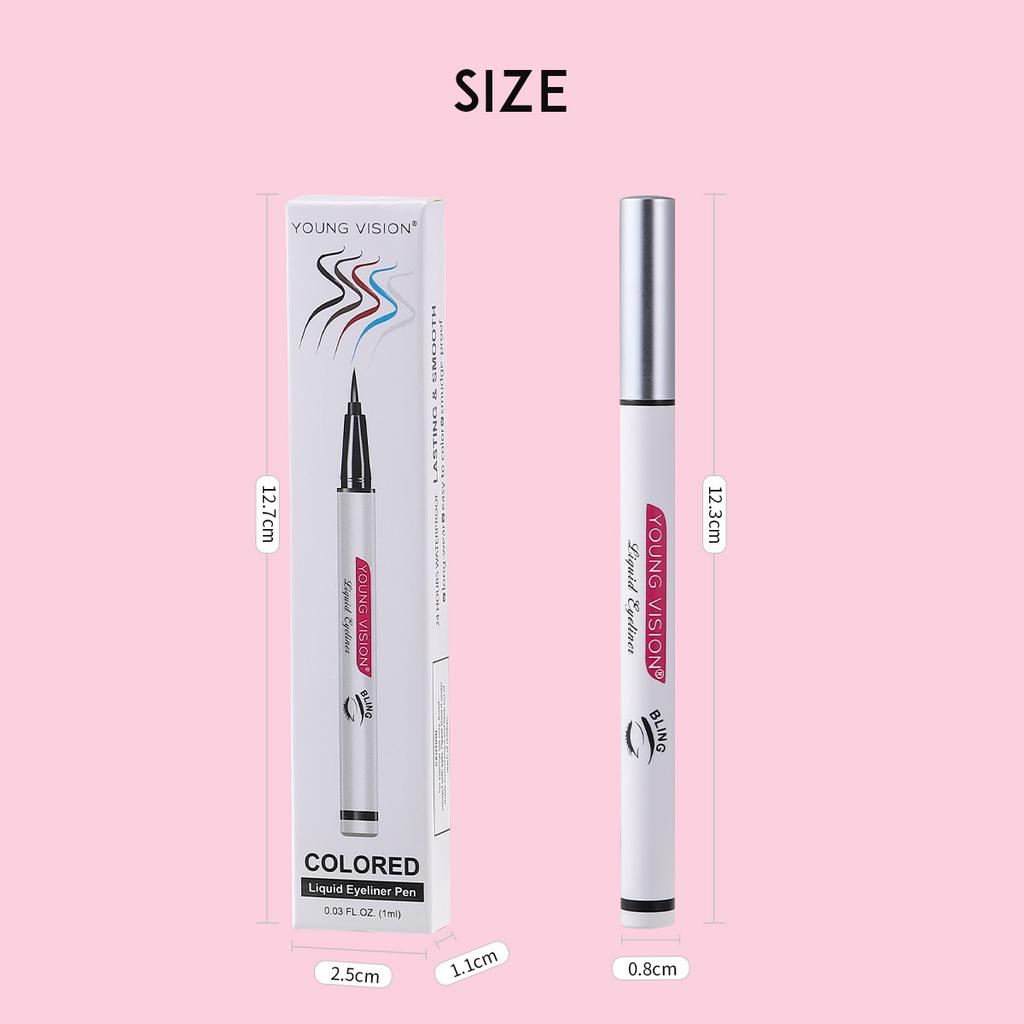 Многоцветная водостойкая подводка для глаз, которую нелегко размазать