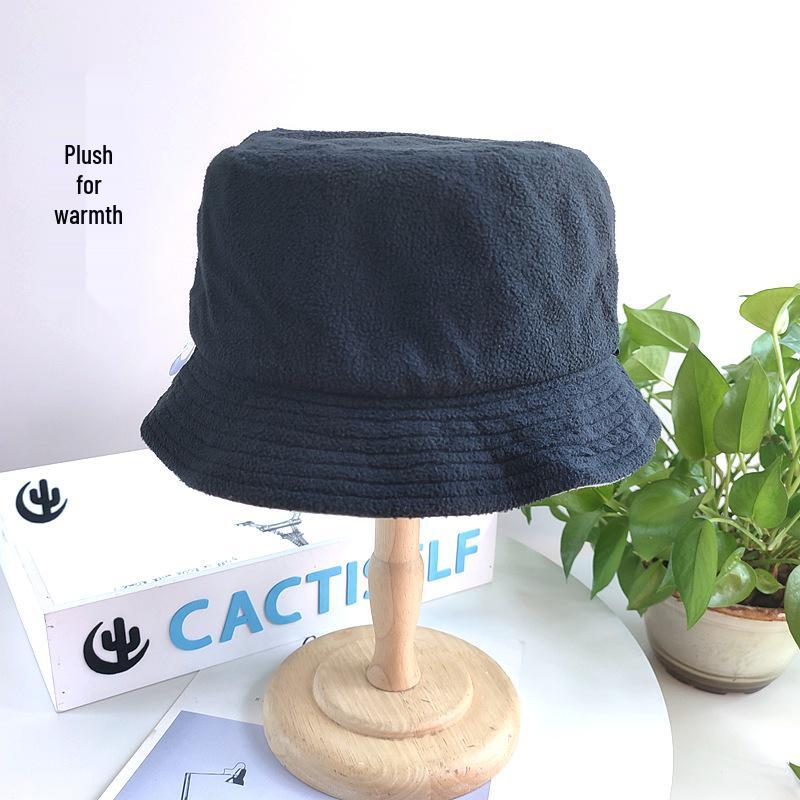 XXL Флисовая Подкладка Потертая Шапка Рыбака для Женщин и Мужчин - Осень/Зима, Очень Большая для Круглых Лиц