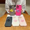 3D Love Heart Bow Silicone Soft Phone Case For iPhone 16 15 14 Pro Max 13 12 11 Pro X XS XR 7 8 Plus SE2 Shockproof Candy Cover