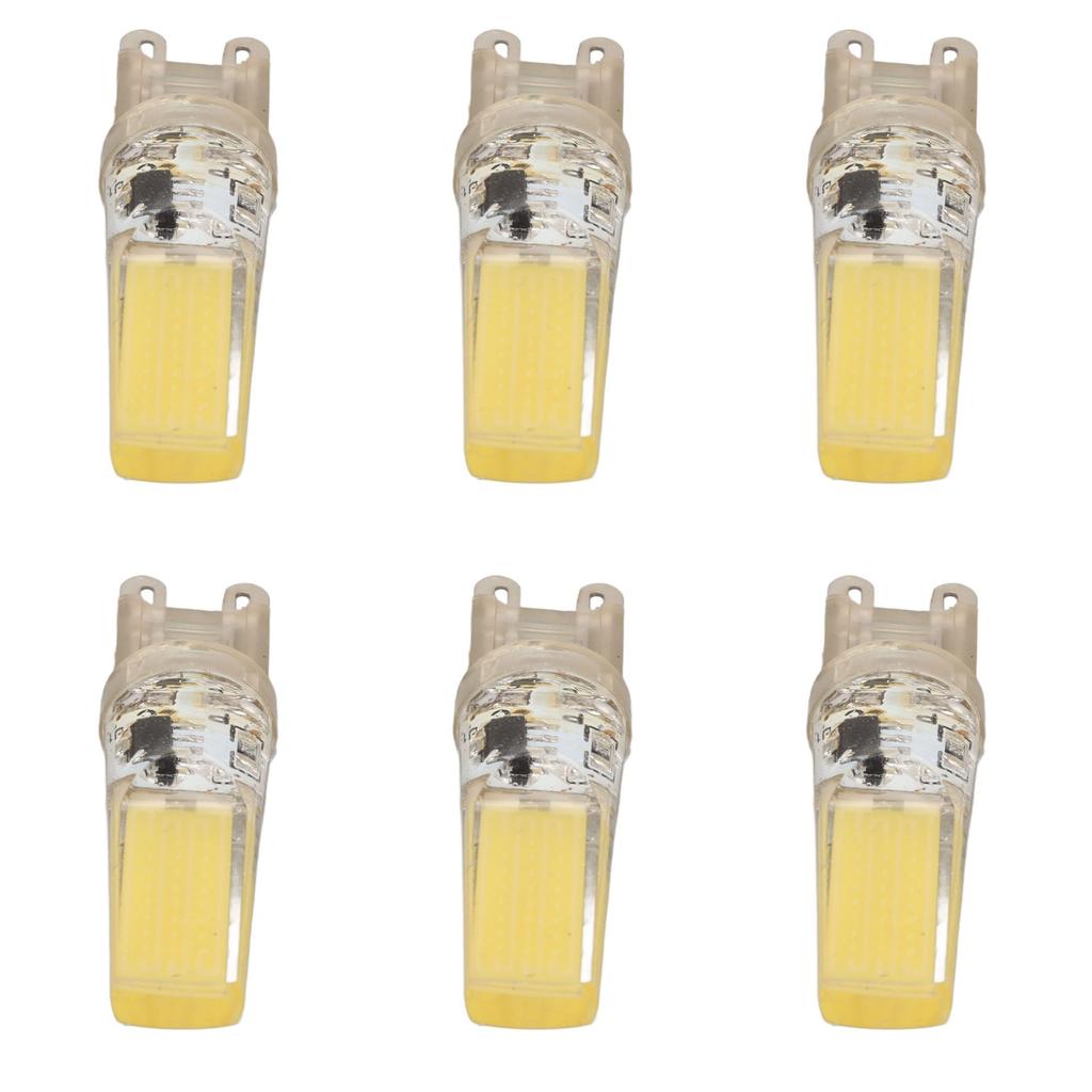 6pcs G9 LED Light Bulb COB Dimmable Professional G9 LED Bulb Replacement for Wall Lamps Table Lamps 220V