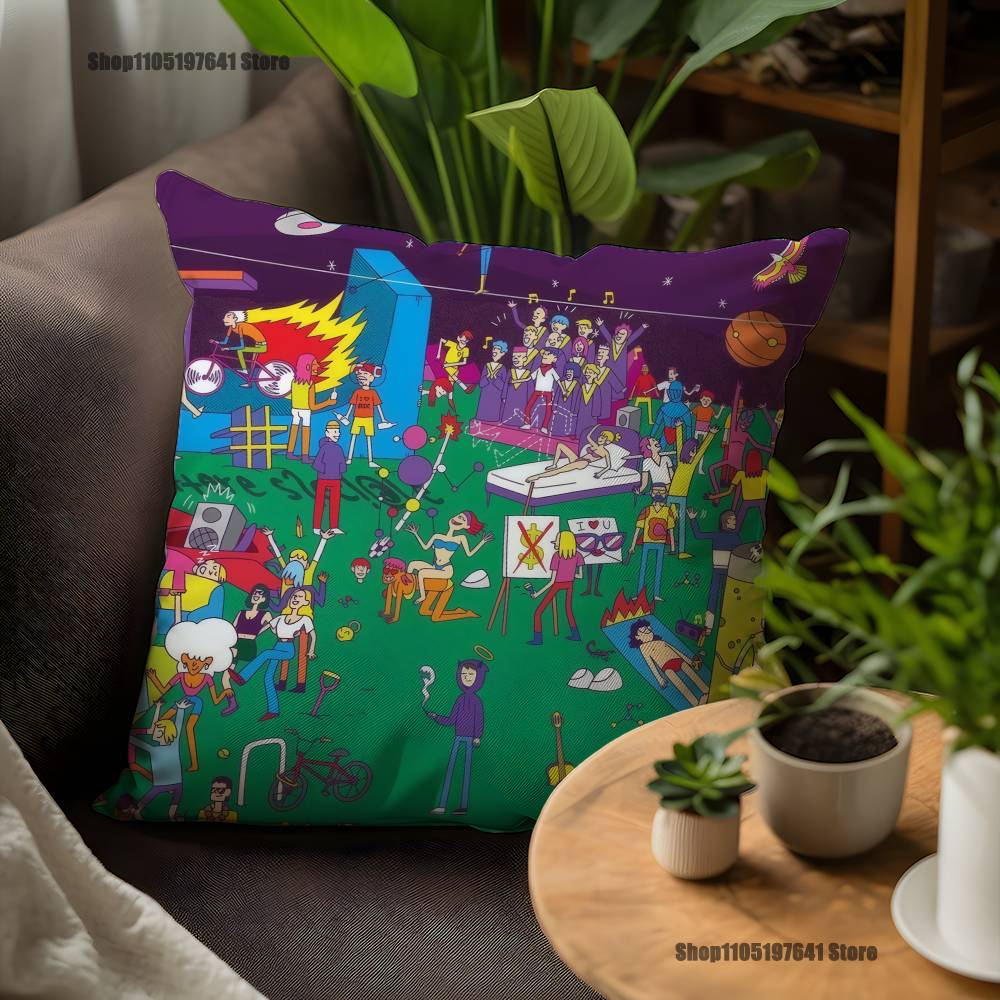 Rapper Thasup ThaSupreme Pillow Case For Sofa Decor Car Office Room Printing Cushion Cover Decorations and Protector