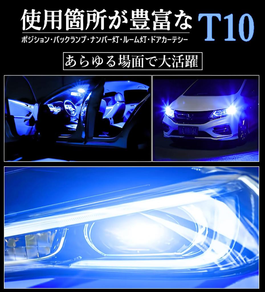 JUNSKY T10 LED Position Interior Light Bulb Super Bright 400lm 12V-24V Inspection
