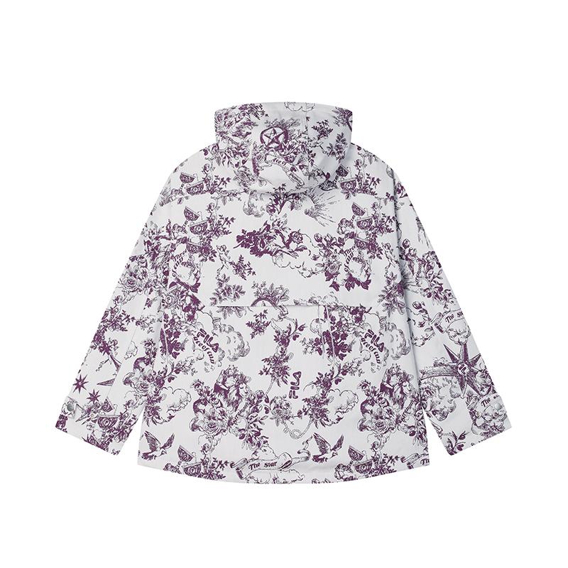 New FILA HERITAGE Jacket Women's All Over Print F11W518707FZA