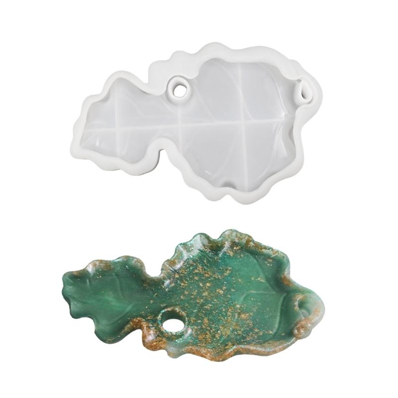 Форма для лотка из смолы, силиконовые формы для лотков для ювелирных изделий, нерегулярные формы для литья из эпоксидной смолы, коробка для хранения, гипсовая форма для декора