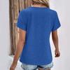 Summer Tops For Women Color For Women V-Neck Short Sleeve Comfy Womens Tops Oversized Tshirts