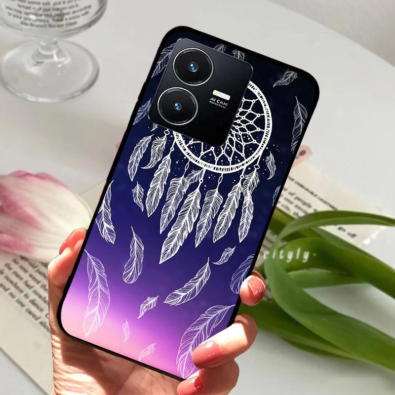 Для Vivo Y22S 2022 Чехол Ударопрочный Мягкий ТПУ Силиконовый Чехол для Телефона Для Vivo Y22 Y 22 V2207 Y22S V2206 Funda Capa Мультяшный Vivoy22