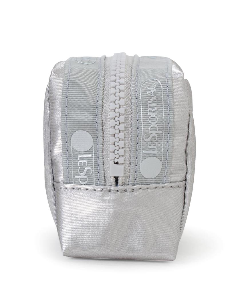 Брелок для сумки MICRO REC Серебристый блеск [LeSportsac] [Официальный] COSM/1888/Frost