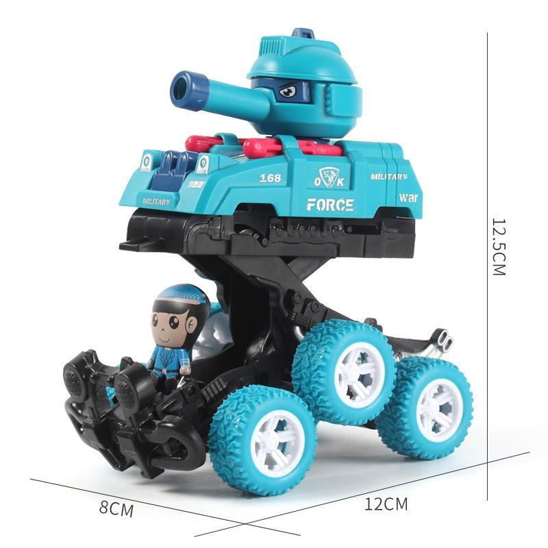 Трансформирующий танк Shoot Crash Transform Tank Transformer Игрушка Инерционная игрушечная машинка для