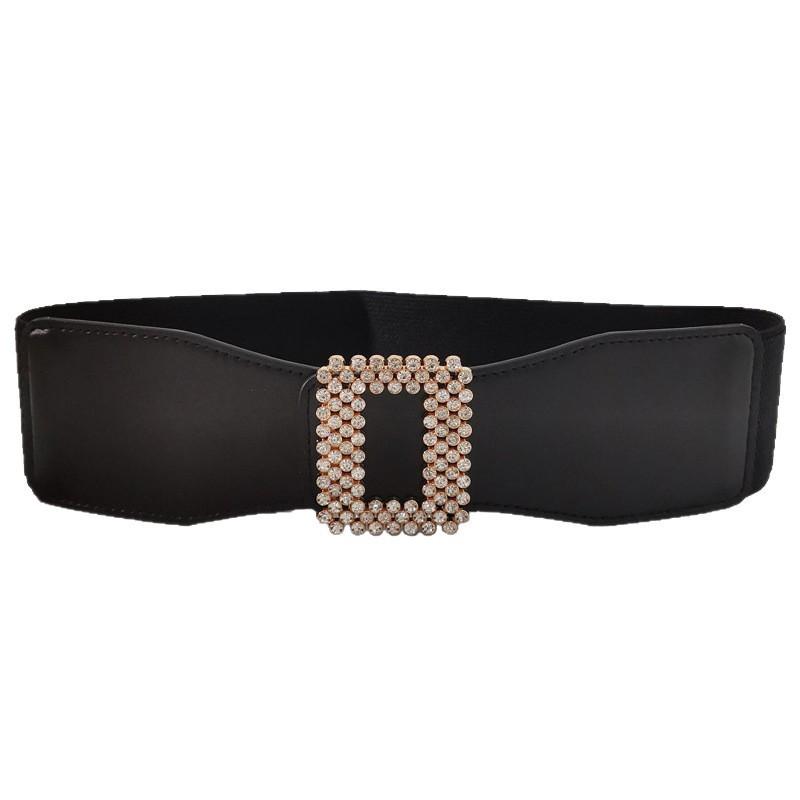 Minimalist Faux Leather Fashion Waist Belt With Alloy Buckle For Office And Casual Wear