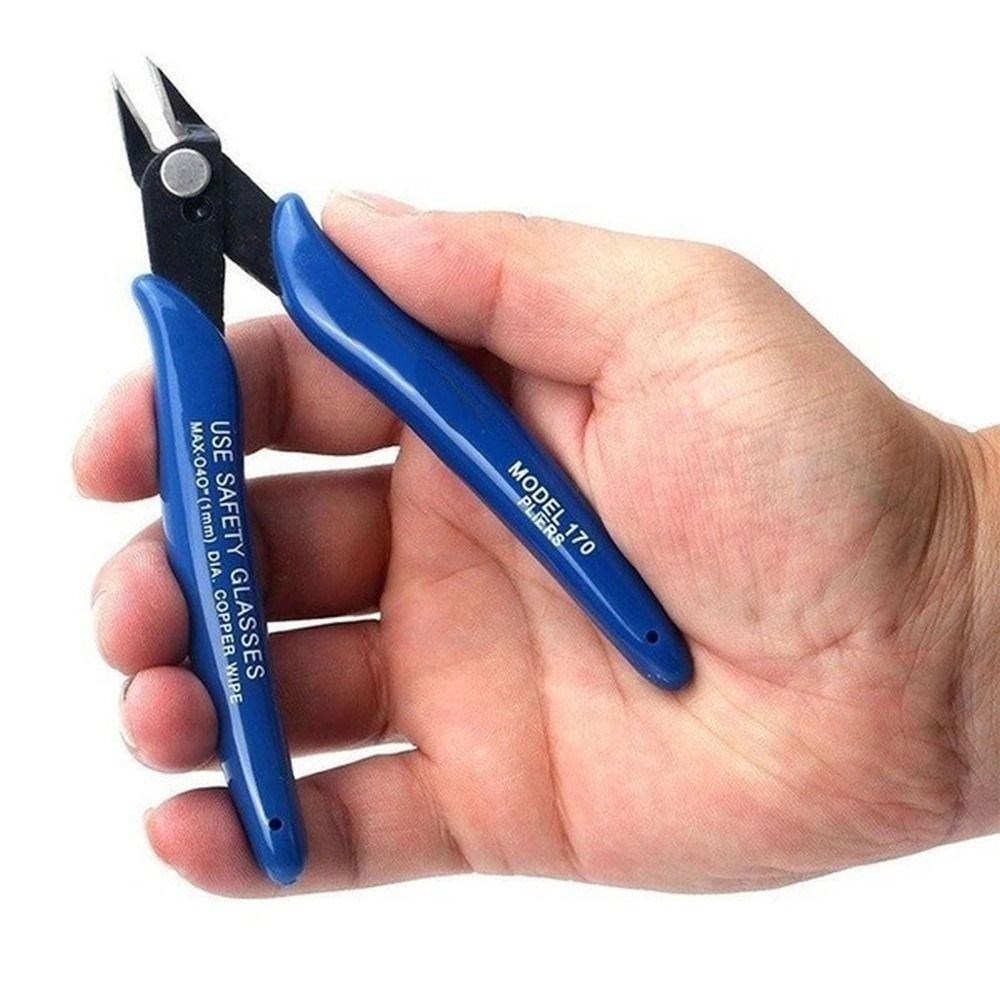 Carbon Steel Nipper Electrical Wire Cable Cutters Mini Flush Pliers Cable Stripper Diagonal Pliers