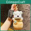 Adorable Plush Honey Jar Bear Keychain Cute Car Doll Student Backpack Accessory