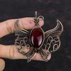 Red Fire Labradorite Pendant Copper Wire Wrapped Jewelry Gemstone Pendant Handmade Butterfly Pendant Copper Wire Wrap Pendant Wedding Gifts