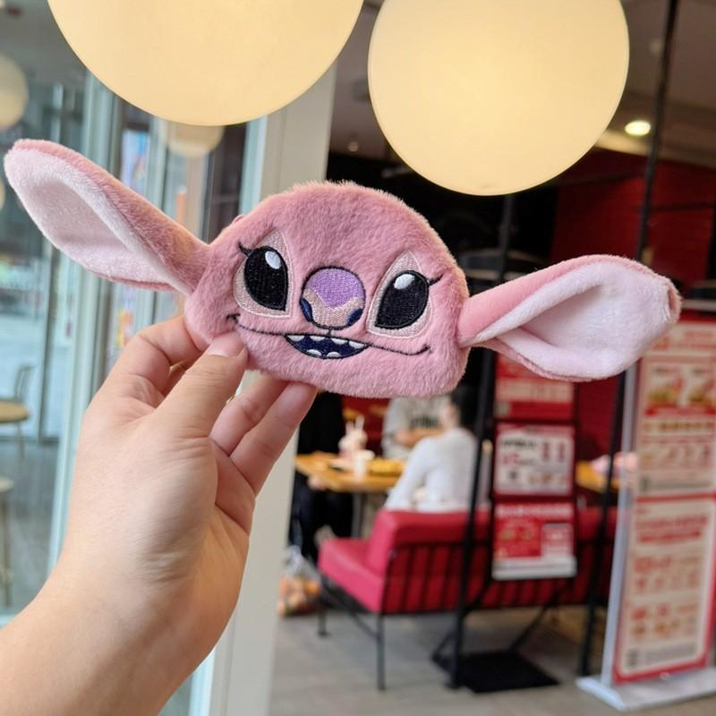 Плюшевый брелок Stitch с кольцом для ключей для украшения рюкзака и коллекционеров