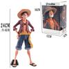 Фигурка Аниме One Piece Уверенный Улыбающийся Луффи Кукла с Меняющимися Лицами Три Формы Фигурка Действия Модель Игрушки Наборы Настольное Украшение Безопасно для Детей