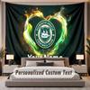 Custom Name Text Tapestry Plymouth Argyle FC Personalized Polyester Wall Tapestry For Bedroom And Room