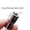 1Pcs Hand Tool Metric Key Sleeve 1/4" 6.35mm Head Drive Socket New Hex Short Socket