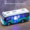 Детский двухэтажный автобус, игрушка: Кабриолет Police/Sightseeing с открывающимися дверями, звуком, светом и инерционным движением