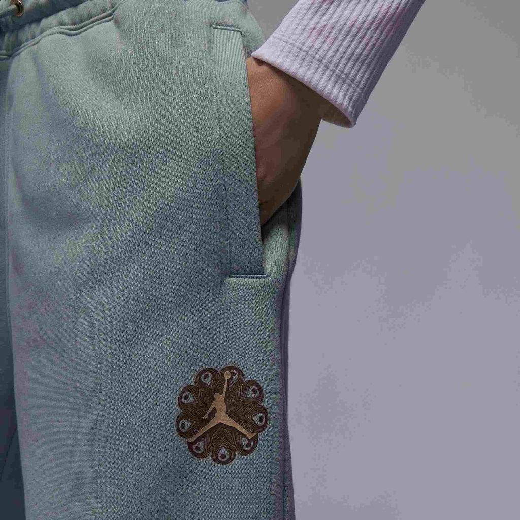 Jordan CNY Chinese New Year Logo Lace Up Elastic Cuff Fleece Lined Swe