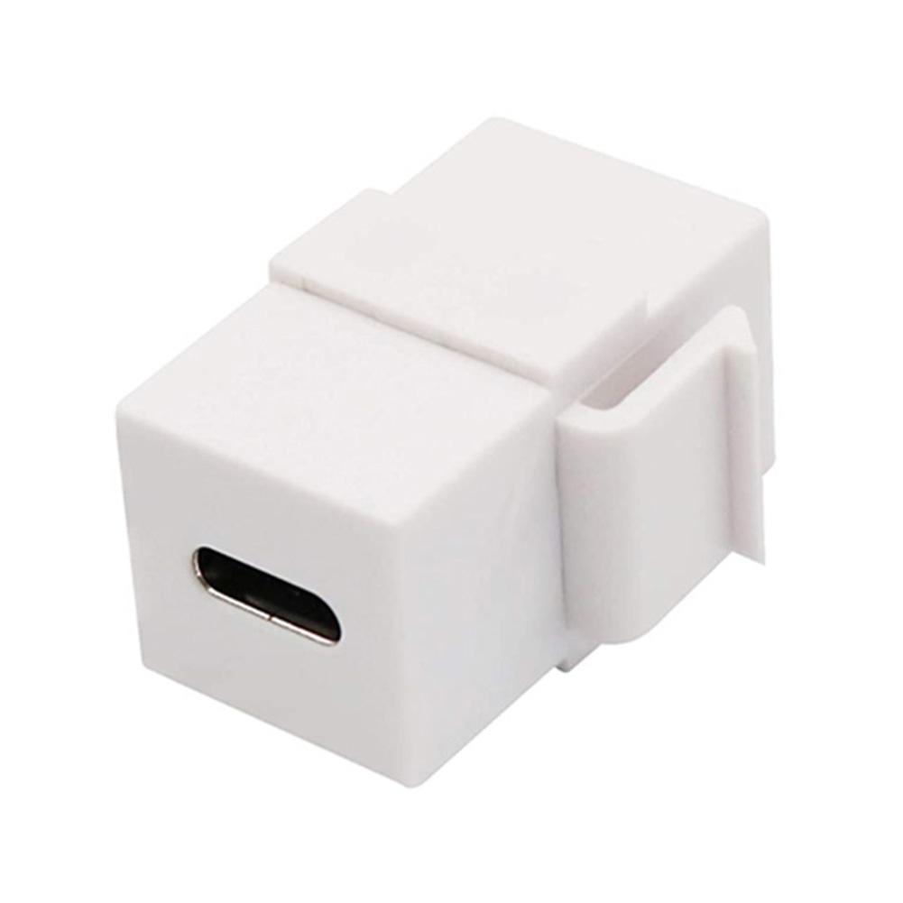 USB 3.1 Type C Keystone Jack Поддержка Зарядки Синхронизации Данных Вставка Keystone Plug and Play для Настенной Панели Панели Розеток