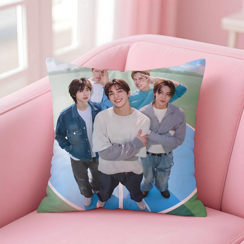 Korean Handsome Boy Group CCortis Cushion Cover Pillow Case Soft Skin Friendly Fabric Concealed Zipper