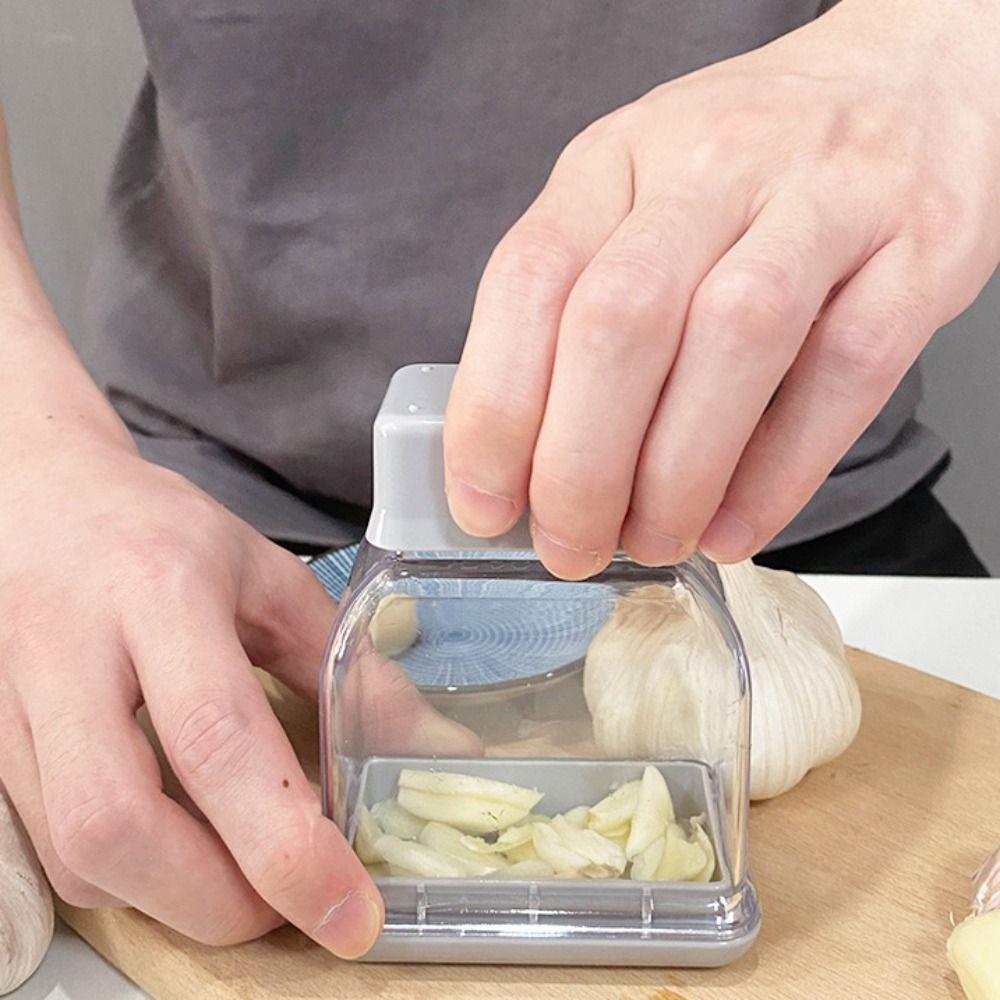 Plastic Manual Garlic Press Slicer Effortless Garlic Smasher Garlic Cloves