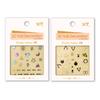 3D Three-dimensional Hot Stamping Nail Decals Star and Moon Sapphire Color Imitation Diamond Self-adhesive Nail Art Sticker DIY Jewelry