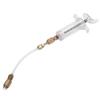 1 x SAE R134A Manual Oil Booster Oil Injection Syringe Injector with A C Tuner Injector and Oil Dye Injector Kit 30ml