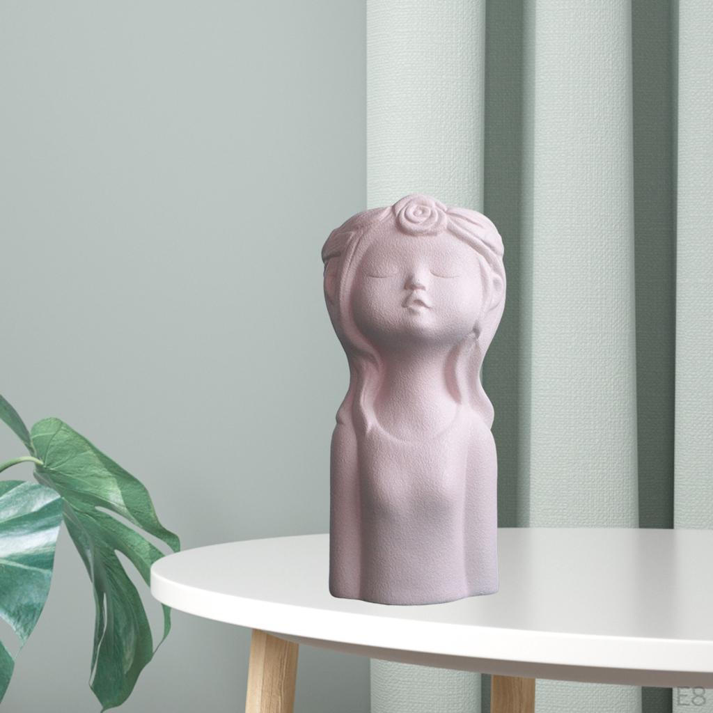 Керамическая ваза, Ваза для цветов в виде человека, Современная минималистичная статуэтка, Скульптура, Держатель, Настольный горшок, Предмет