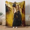 Harry Potter Hogwarts School Uniform Cosplay Costume Halloween Party SuitPrint Blanket, Soft Blanket For Sofa Office Bed And Travelling Daug