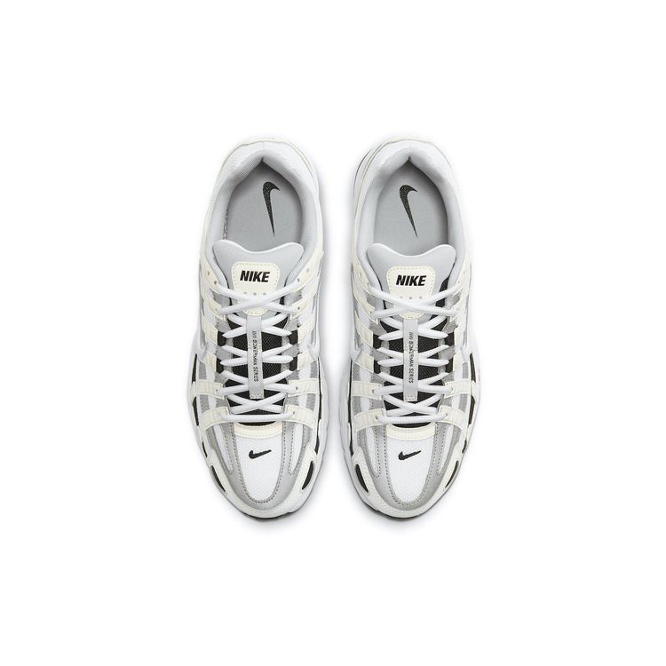 Nike P-6000 Sail Wolf Grey Мужские кроссовки Белый металлик-серебристый CD6404-101