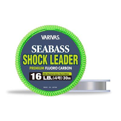 Поводковый материал Morris VARIVAS Sea Bass Флюорокарбон 30м 8кг 16lb Натуральный