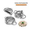 All 304 Stainless Steel Manual Dumpling Maker Mold and Clip