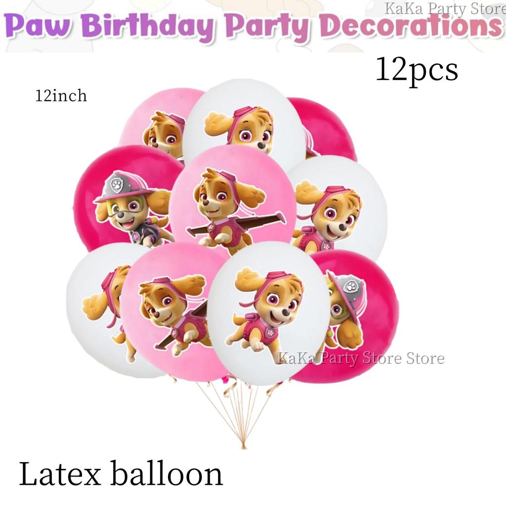 Щенячий патруль День Рождения Декор Собака Скай Одноразовая Посуда Скатерть Стакан Тарелка Baby Shower Детский Подарок Девочка Мальчик Товары для Вечеринки