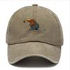 pc Retro Washed Distressed Animal Print Baseball Cap  Unisex Lightweight Suitable for   Outdoor Fishing Hat with Distressed